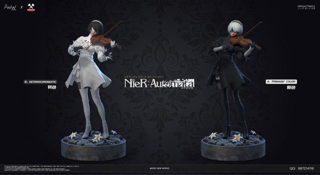 AwwMF 2B 1/4 NieR:Automata ガレージキット スタチュー