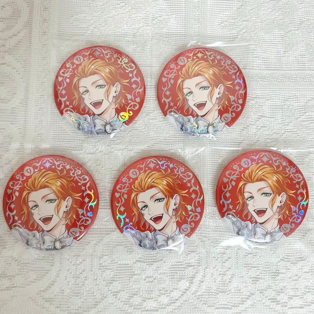 ツイステ プラチナジャケット オーロラ 箔押し 缶バッジ ケイト