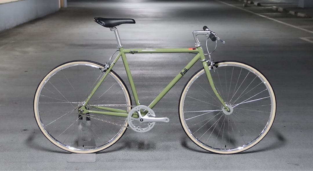 超美品 FUJI STROLL Smoky Khaki 52 ピストバイク