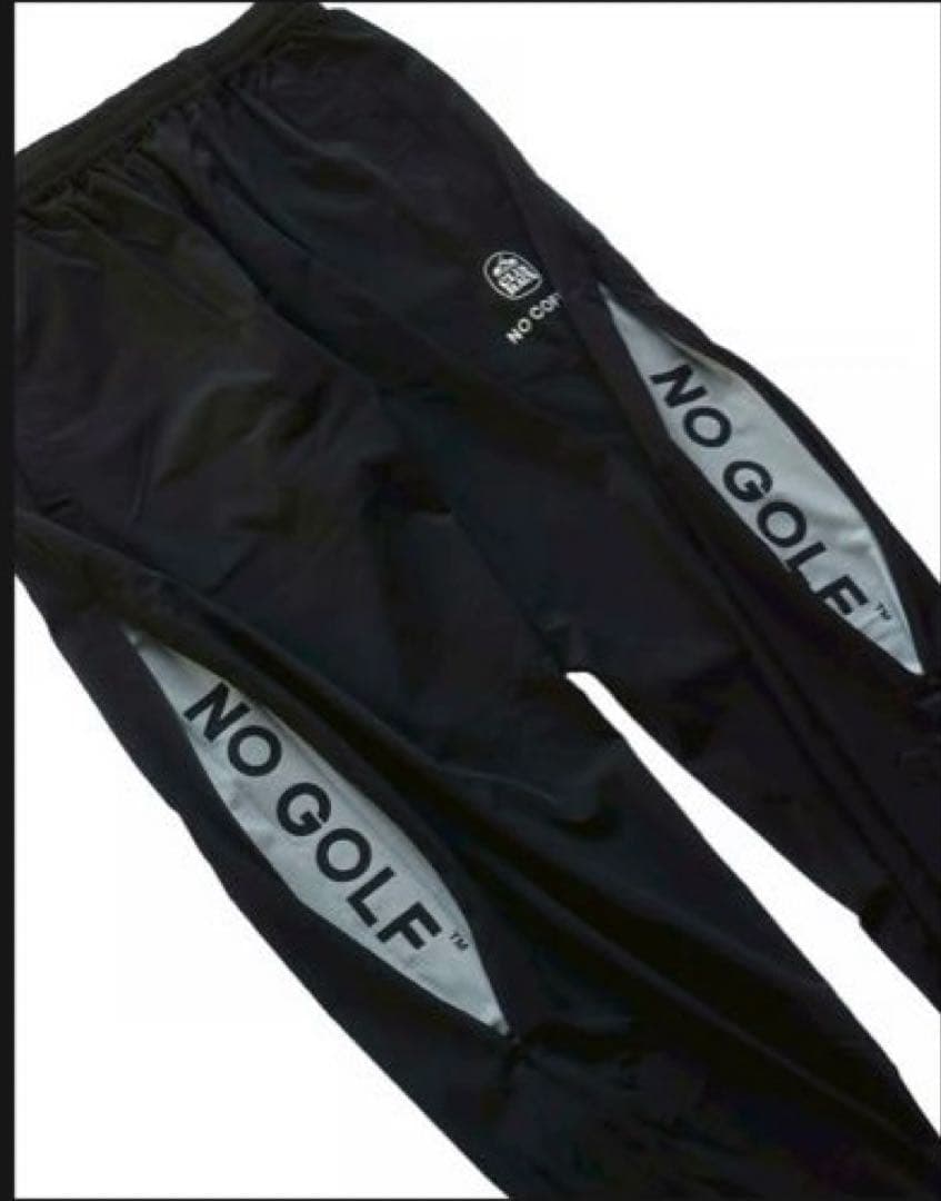 希少/NO GOLF WINDBREAKER PANT - Black L
