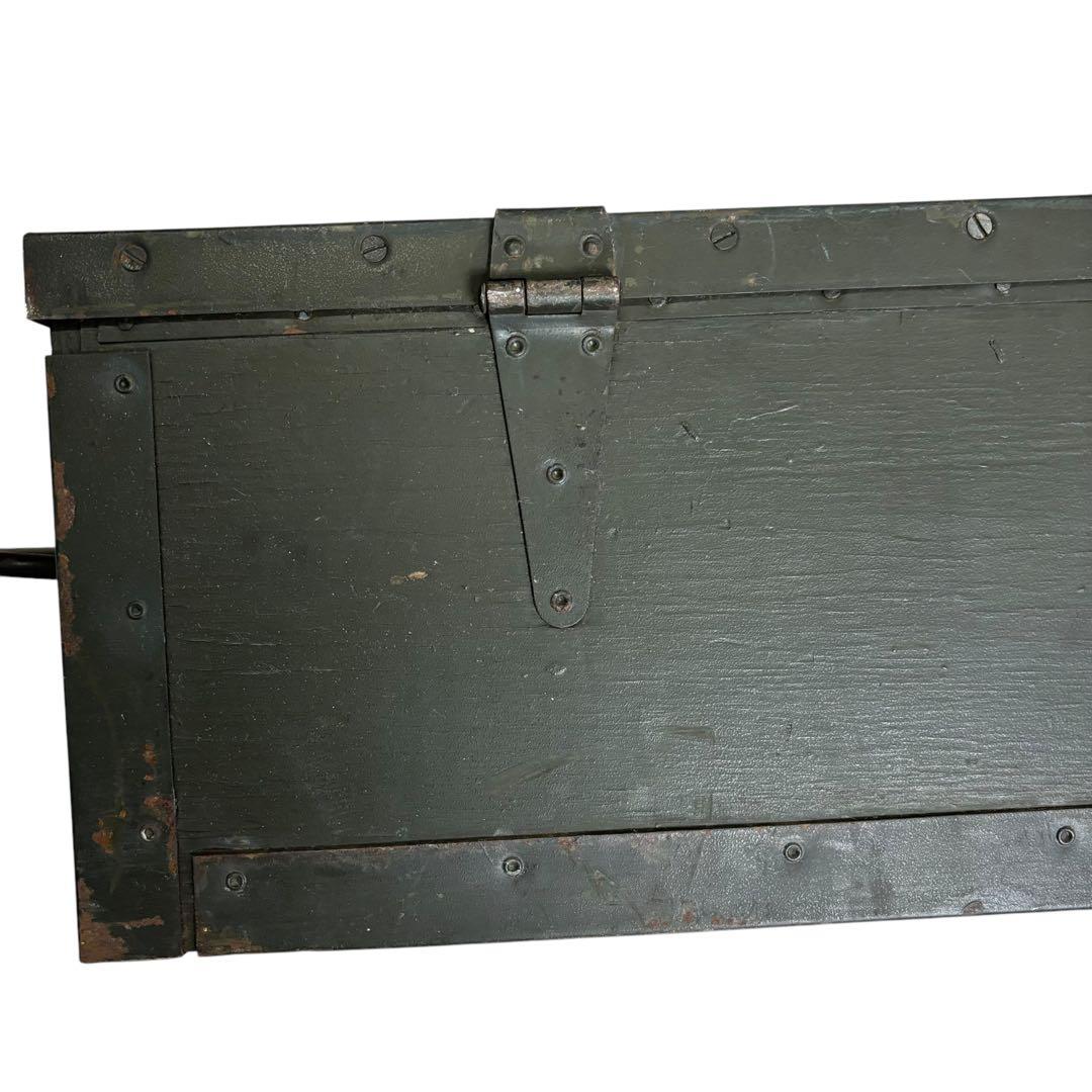 希少 60s 米軍 ミリタリー ウッドボックス ツールボックス アンモボックス