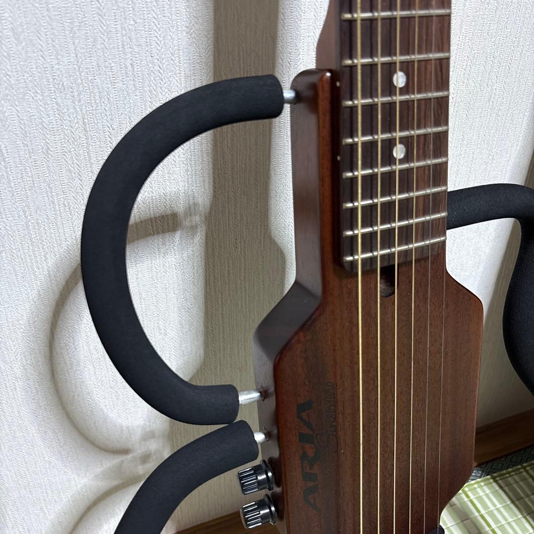 ARIA アリア　サイレントギター　AS-100S シンソニード　エレキギター