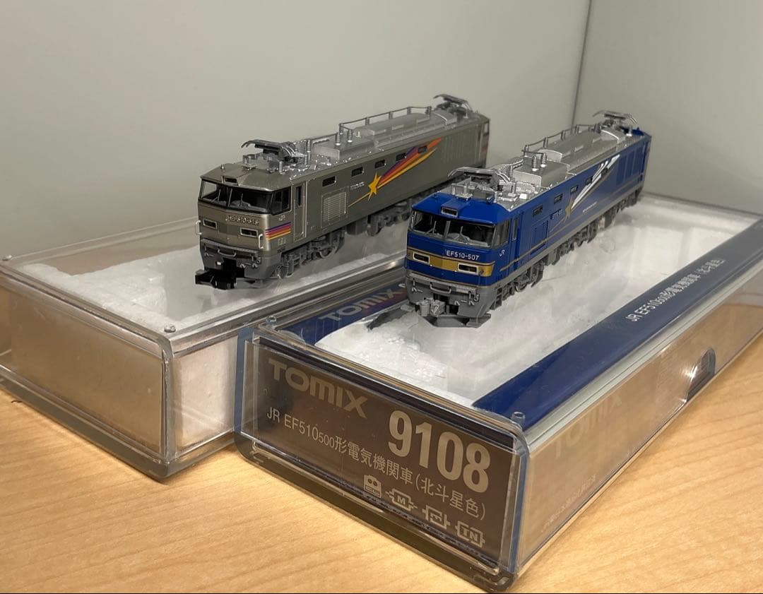 EF510 北斗星色,カシオペア色 セット(Tomix 9108,9109)