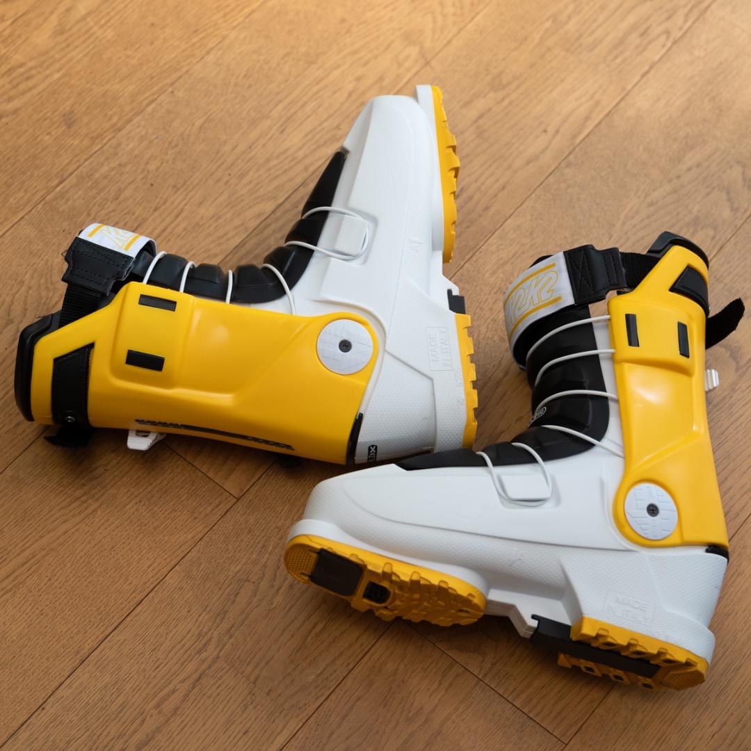 【美品】K2 REVOLVE TW + FG PRO 26.5cm フリースキー