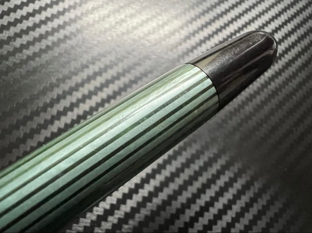 極美品 ペリカン 400NN M&K 緑縞 M 中字 万年筆