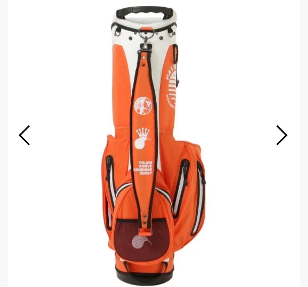 PALMS & CO. スタンド式ゴルフバッグ オレンジ
