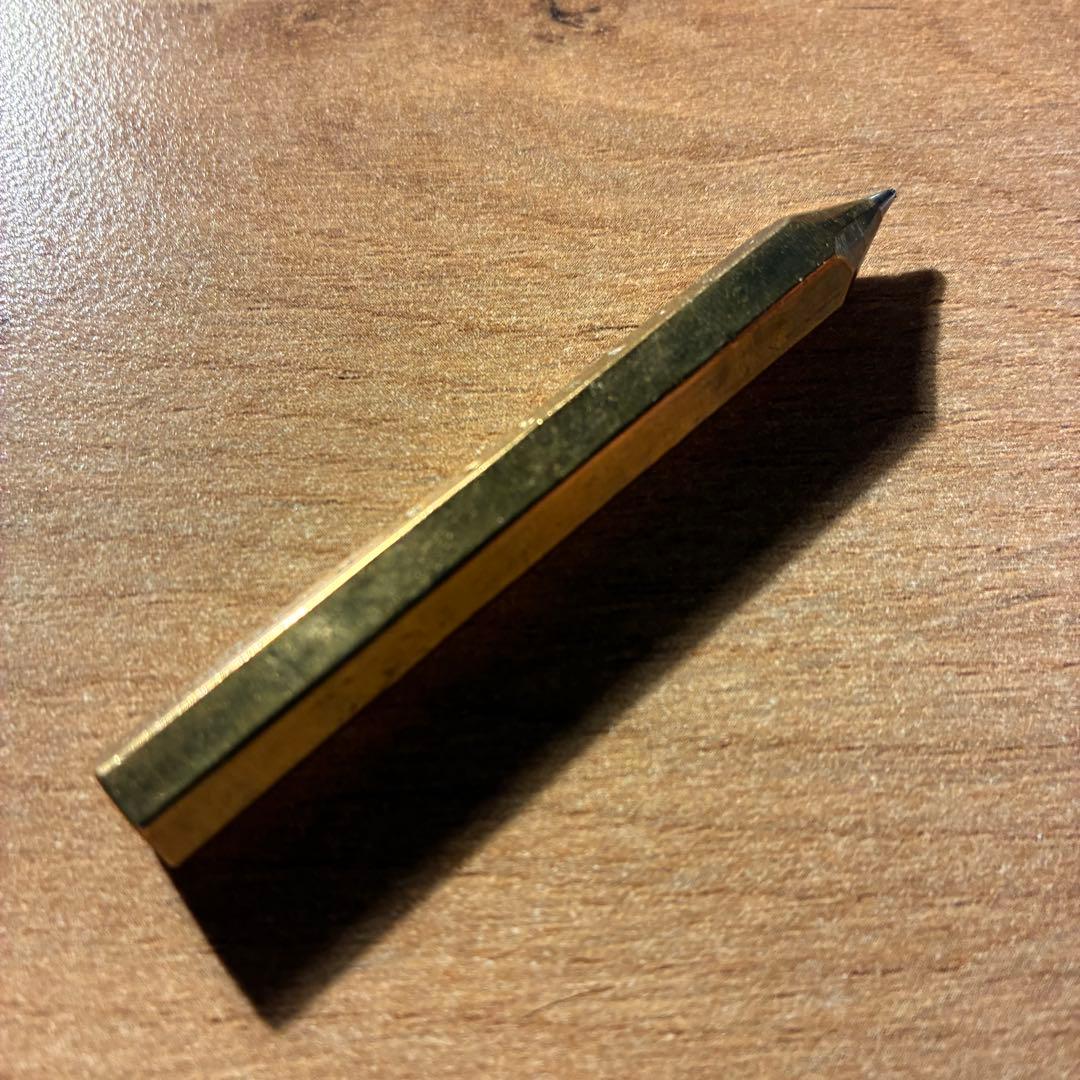 TETZBO ちびえん 真鍮 ショート ペン立て セット