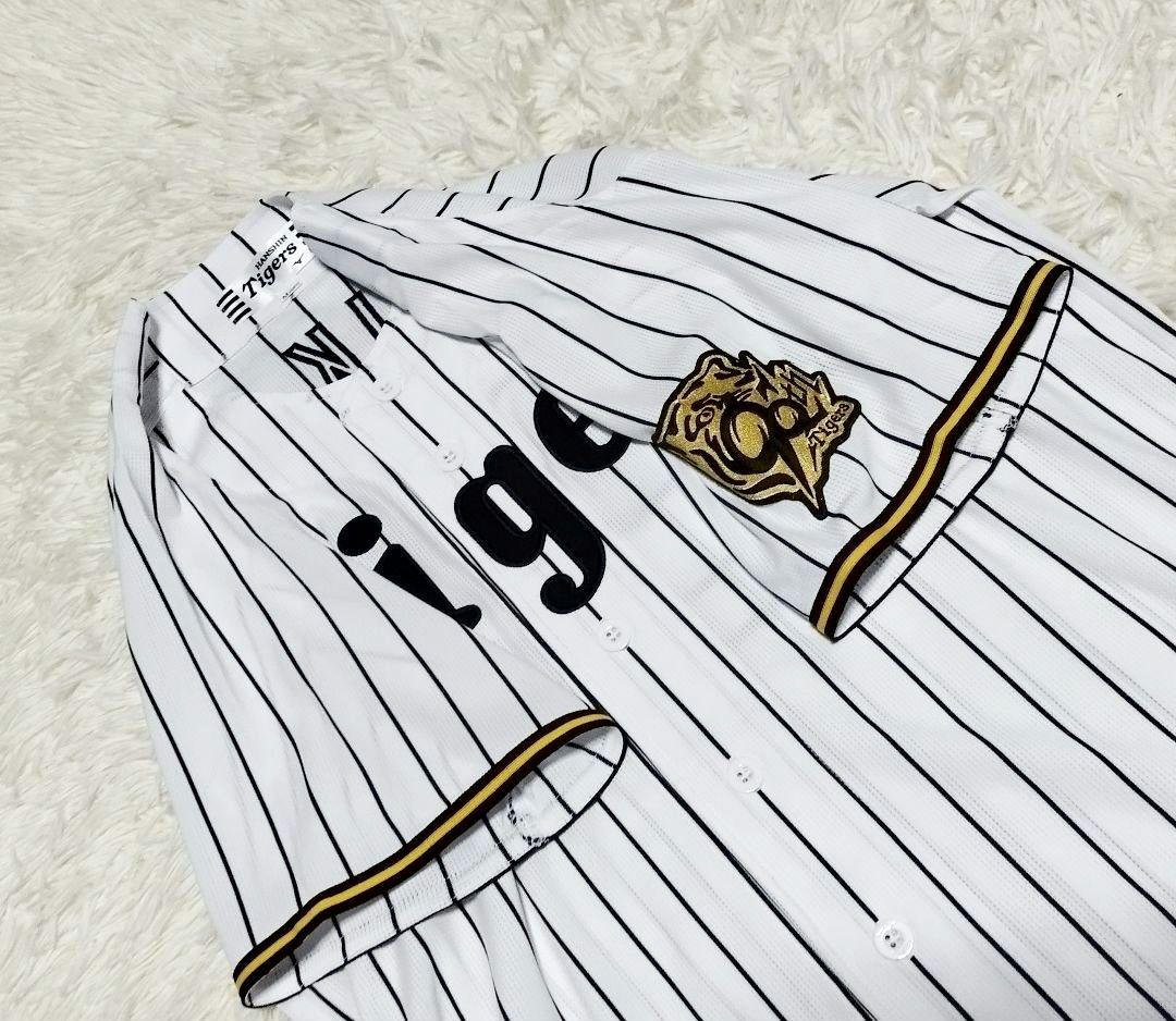 極美品　阪神タイガース　半袖レプリカユニフォーム　藤川球児 監督　90th　M