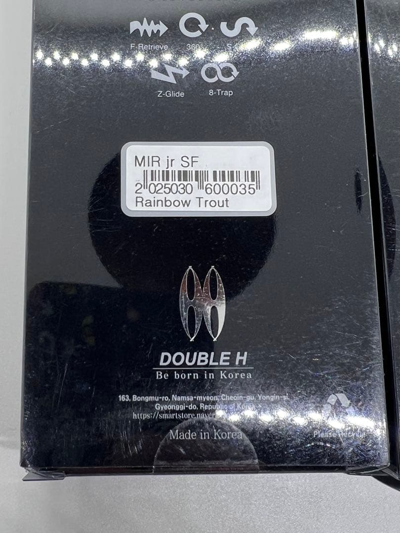 DOUBLE.H★MIR jr★2色★レインボートラウト＆マンダリンレザー