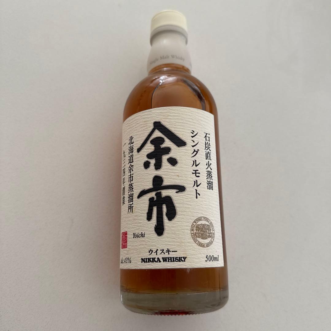 【新品未開封】シングルモルト余市 500ml 縦書き旧ボトル NIKKA