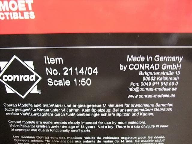 CONRAD 1/50 GROVE GMK 6300L クレーン MAMMOET