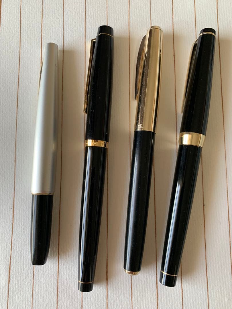 パイロット Custom（14Kペン先）含む 4本 万年筆まとめ売り