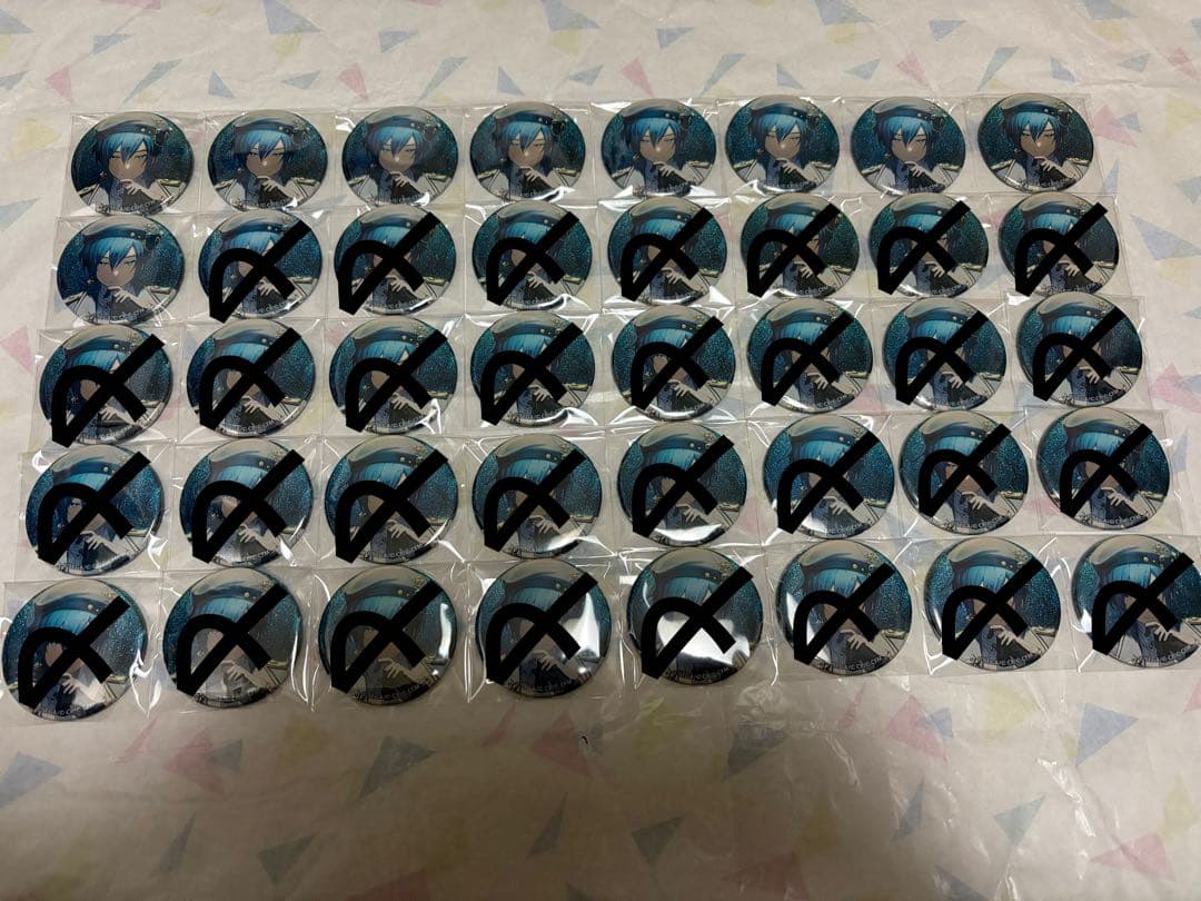 プロセカ グリッター缶バッジ グリ缶 40A KAITO 9点