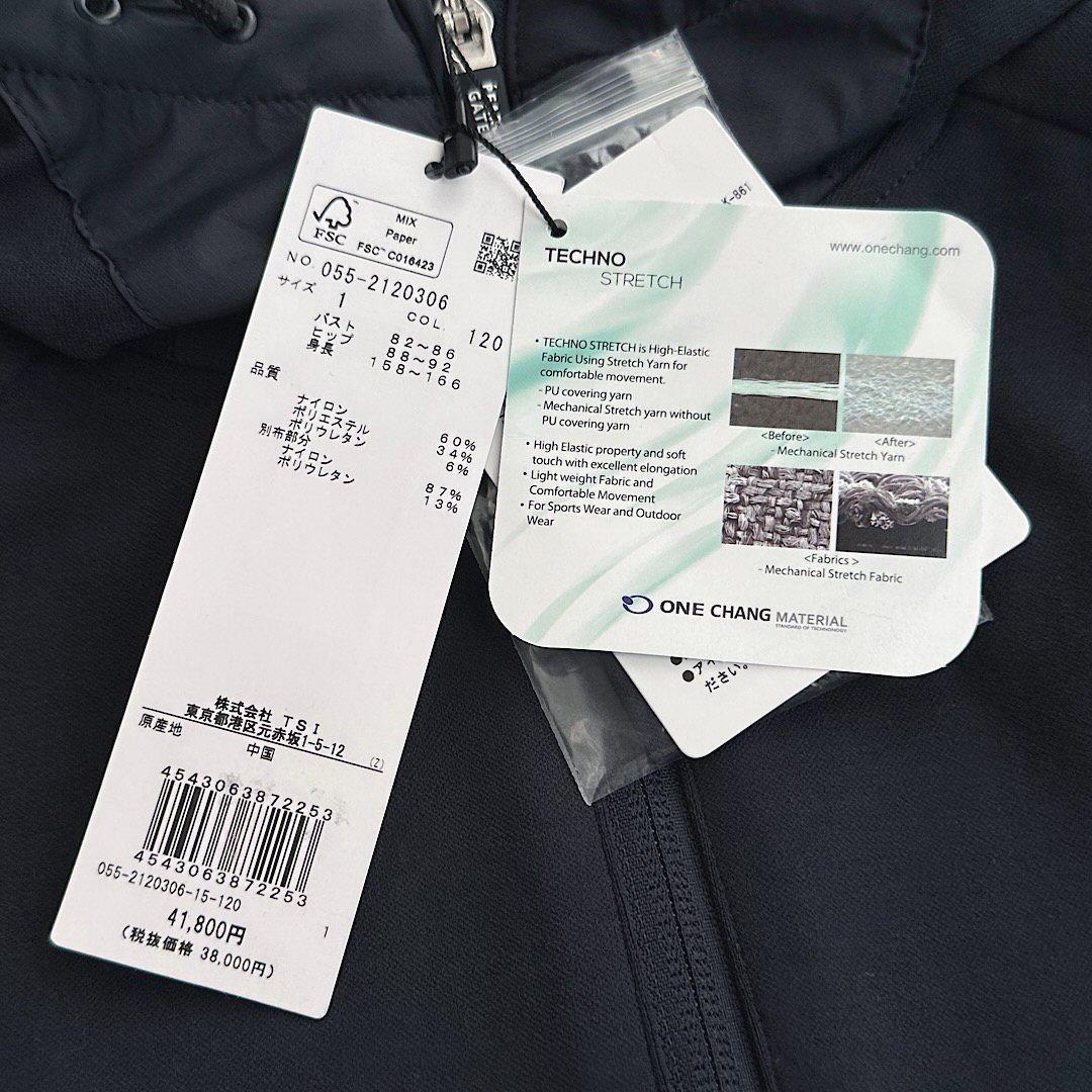 485 パーリーゲイツ 定価41,800円 パーカー ストレッチ サイズ1 M