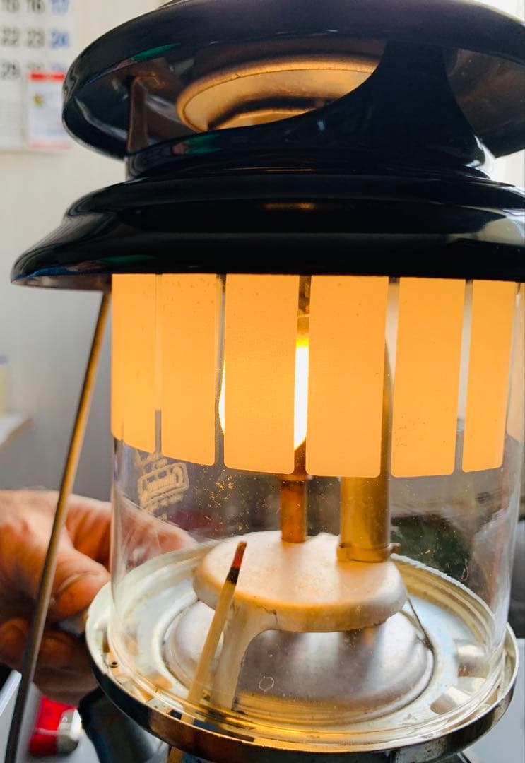 【コレクター必見❣️】コールマンUnleaded Lantern282 ハンガー付