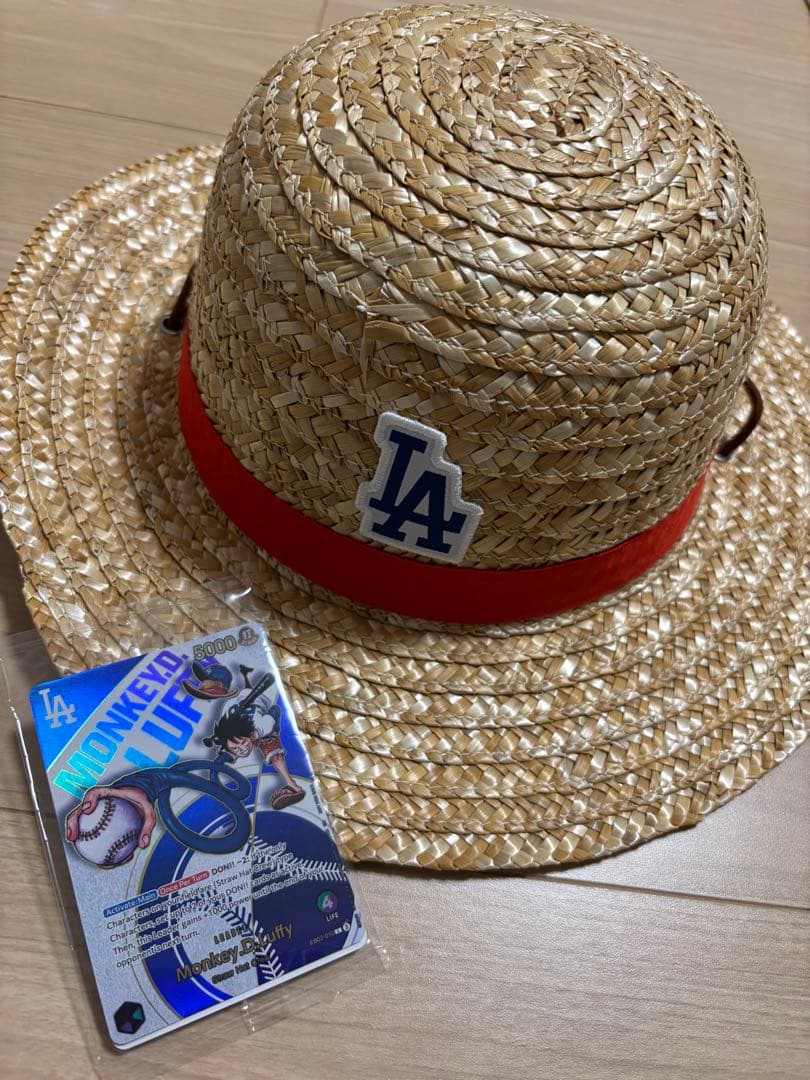 ロサンゼルス・ドジャース ストローハット セット