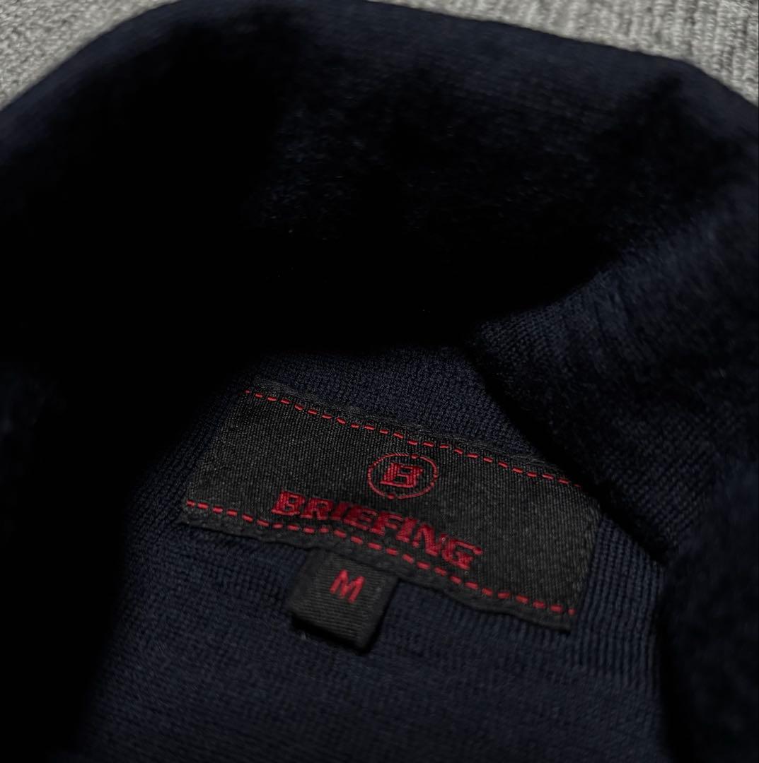 ブリーフィング BRIEFINGタートルネックシャツ ゴルフウェア　刺繍