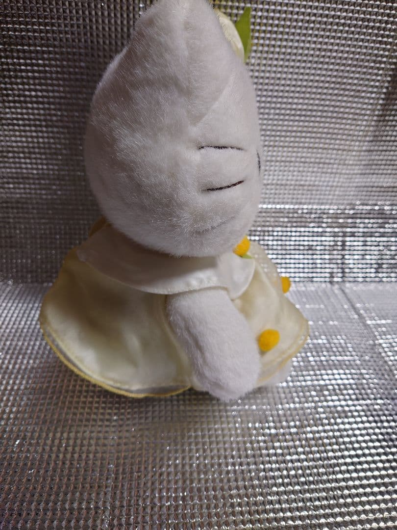 希少 平成レトロ 2000年 キティー ぬいぐるみ ドレス 花 Lサイズ