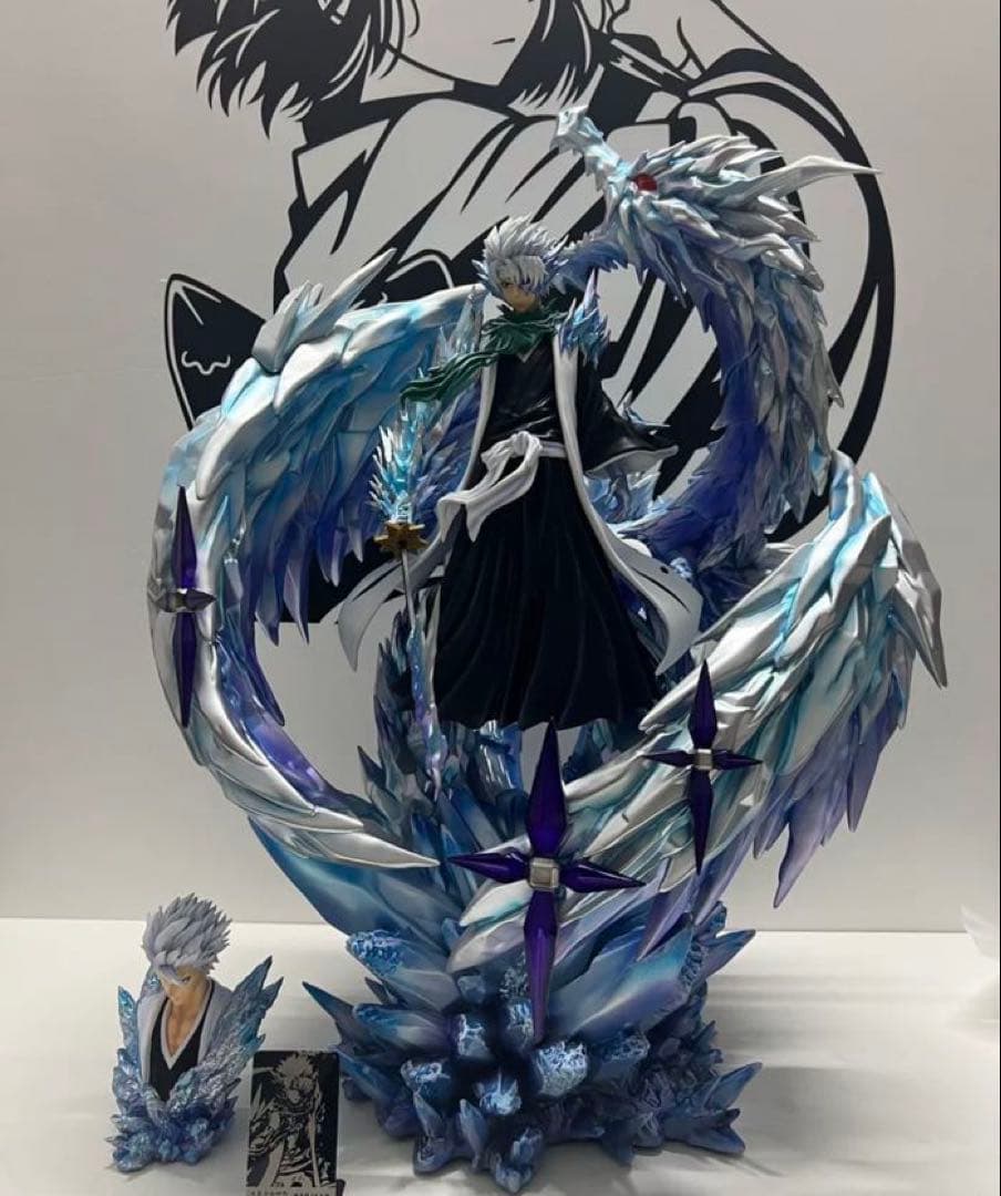 BLEACH 日番谷冬獅郎 ガレージキット ガレキ スタチュー①②