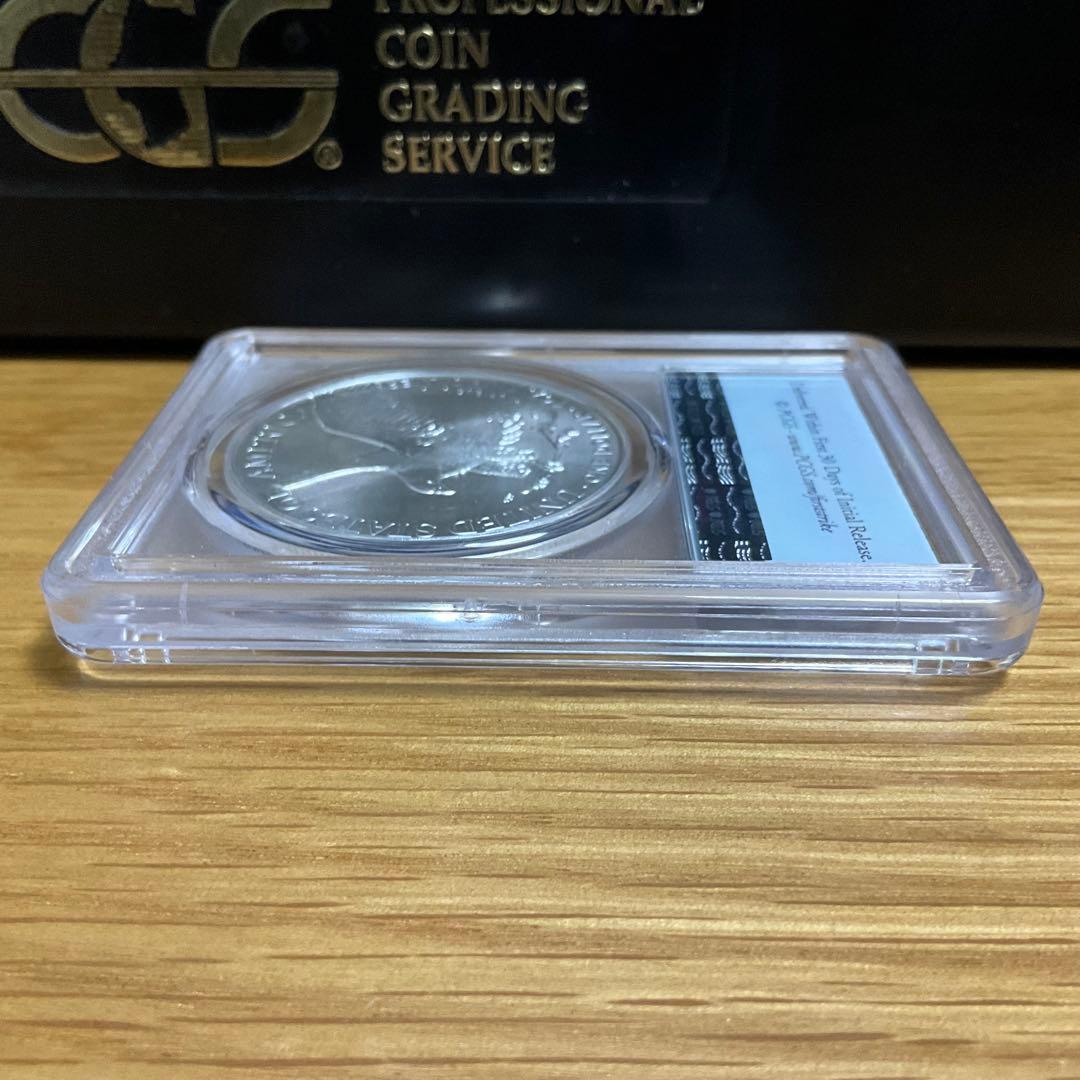 【新品】Silver Eagleイーグル銀貨2022 PCGS MS70