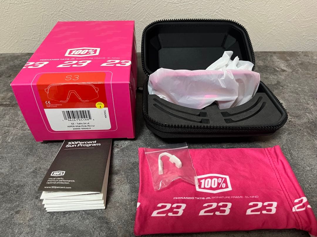 【連休値下げ】100% S3 ワンハンドレッド サングラス タティスJrモデル