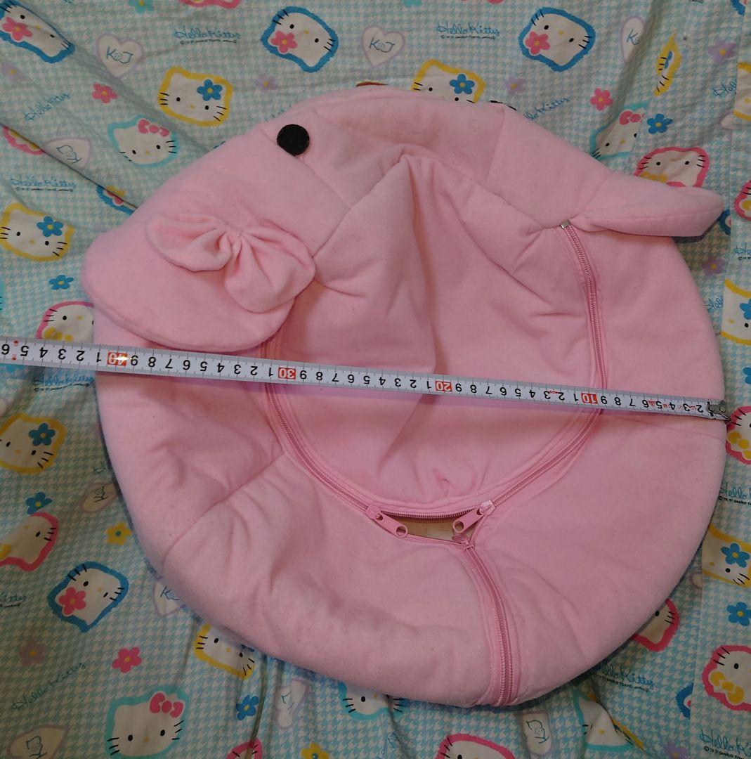 約20年前購入 ハローキティ　レトロ　収納ケース　ピンク くまさん 難有