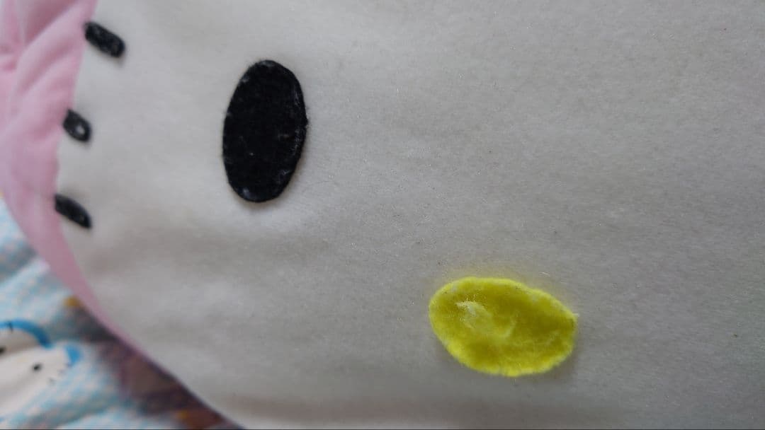 約20年前購入 ハローキティ　レトロ　収納ケース　ピンク くまさん 難有