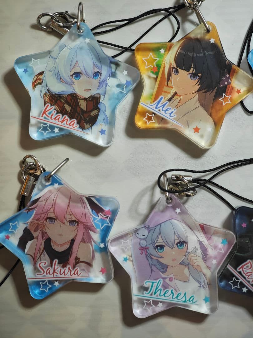 崩壊3rd　ジュエルアクリルストラップ　11個セット