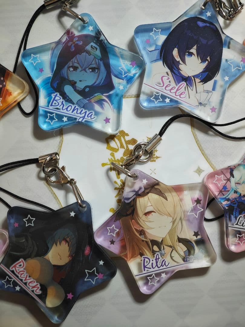 崩壊3rd　ジュエルアクリルストラップ　11個セット