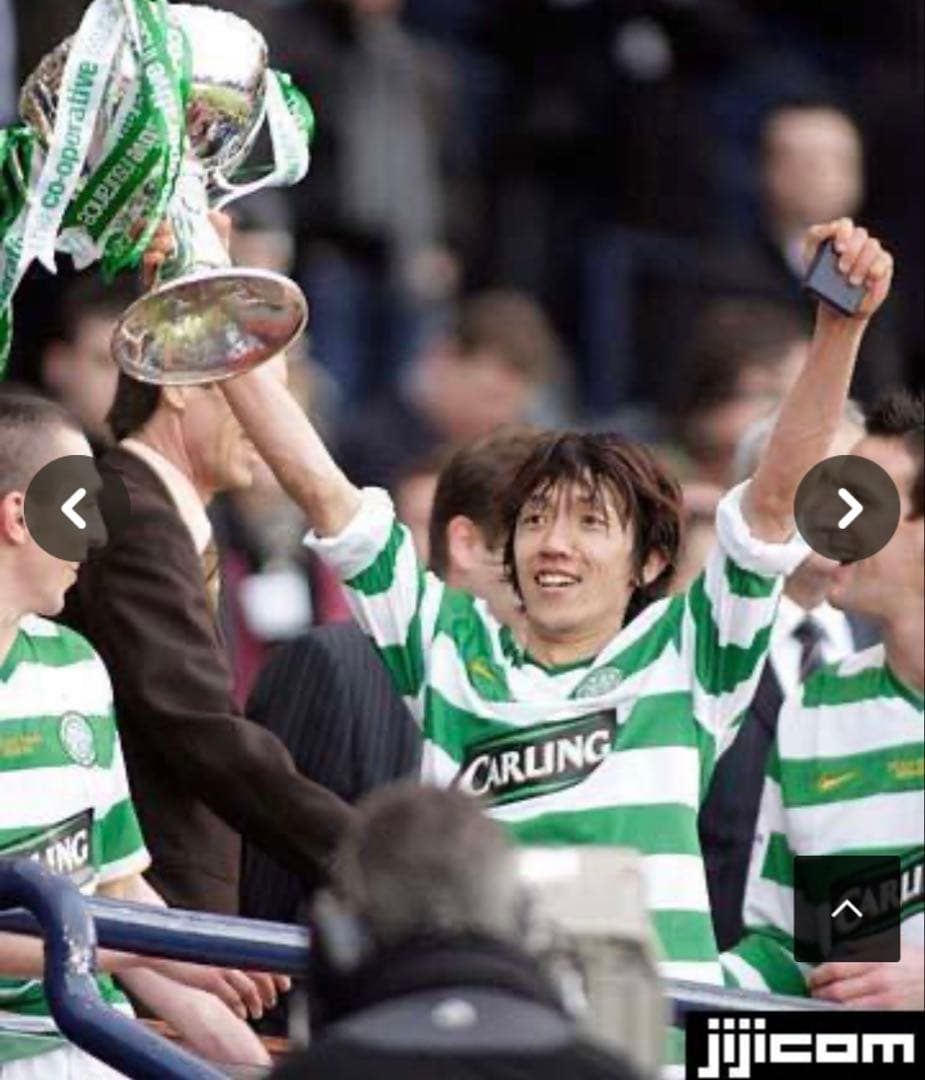 セルティック 中村俊輔　25 ユニフォーム　ゲームシャツ　ヴィンテージ　ナイキ