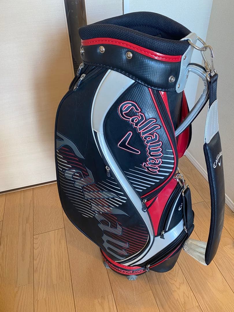 Callaway キャディバッグ ブラック/レッド/シルバー