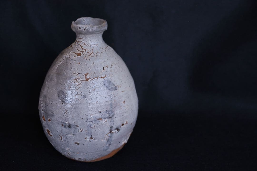 みつるつる様●【中川自然坊】絵唐津徳利