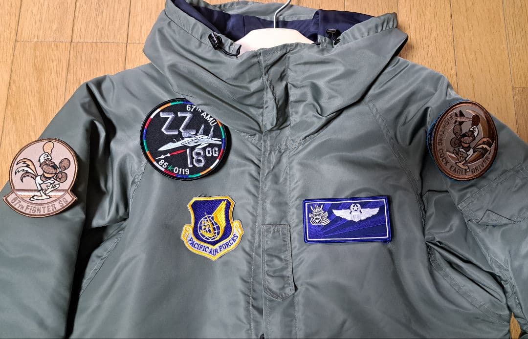 【値下げ】アメリカ空軍 嘉手納基地 PACAF 刺繍 パッチ