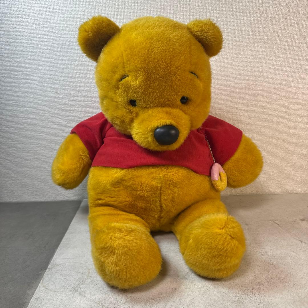 ★希少★ くまのプーさん BIG パペット ぬいぐるみ ディズニー 大きめ