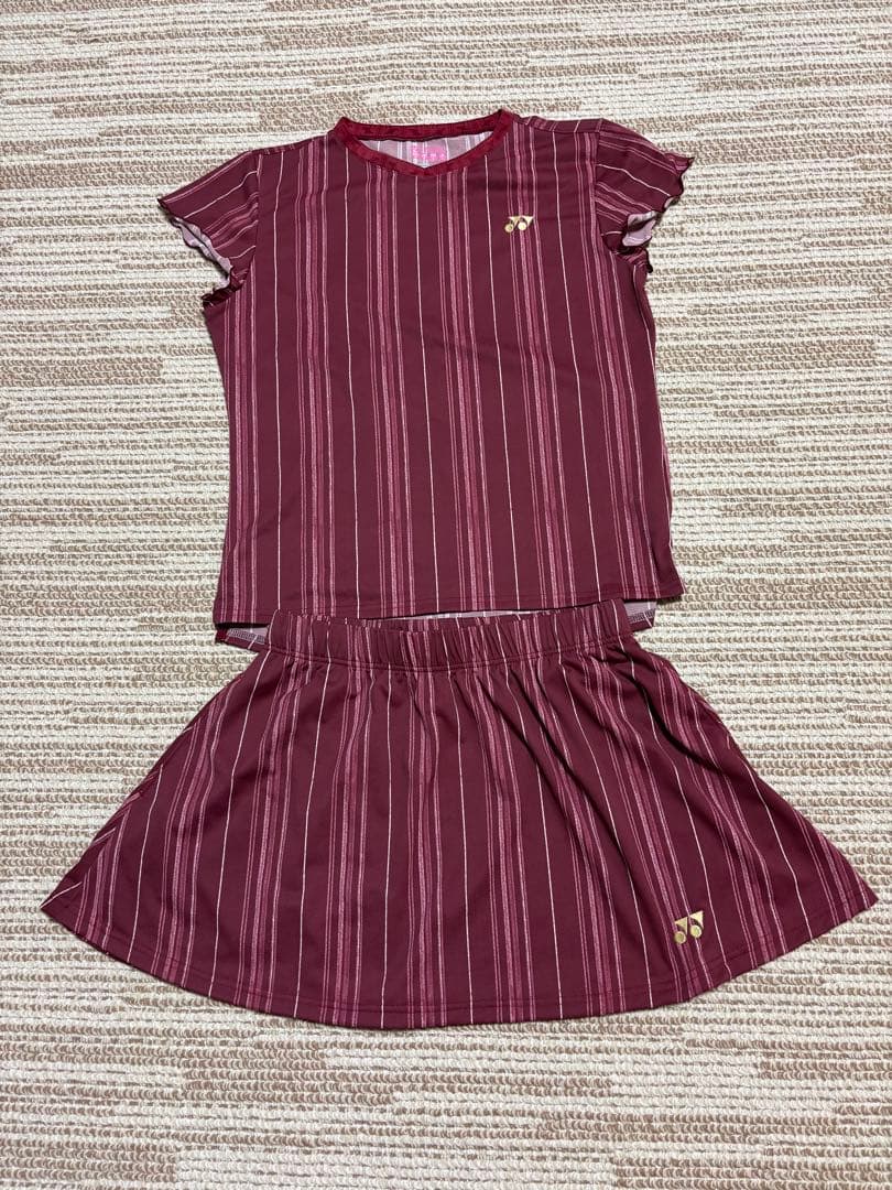 ヨネックスゲームシャツスカートセット