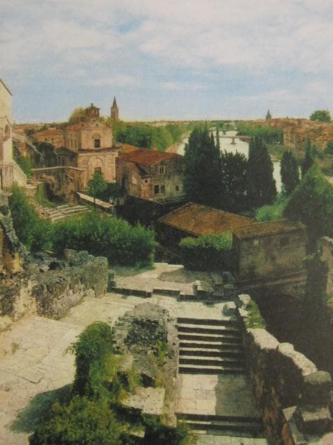 長尾浩一、テアトロ　ロマーノ、希少な画集より、新品高級額・額装付