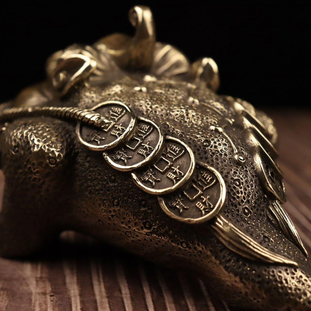 招財進宝 三足金蟾 鎮宅 辟邪 開運 風水 工芸品 美術品 置物