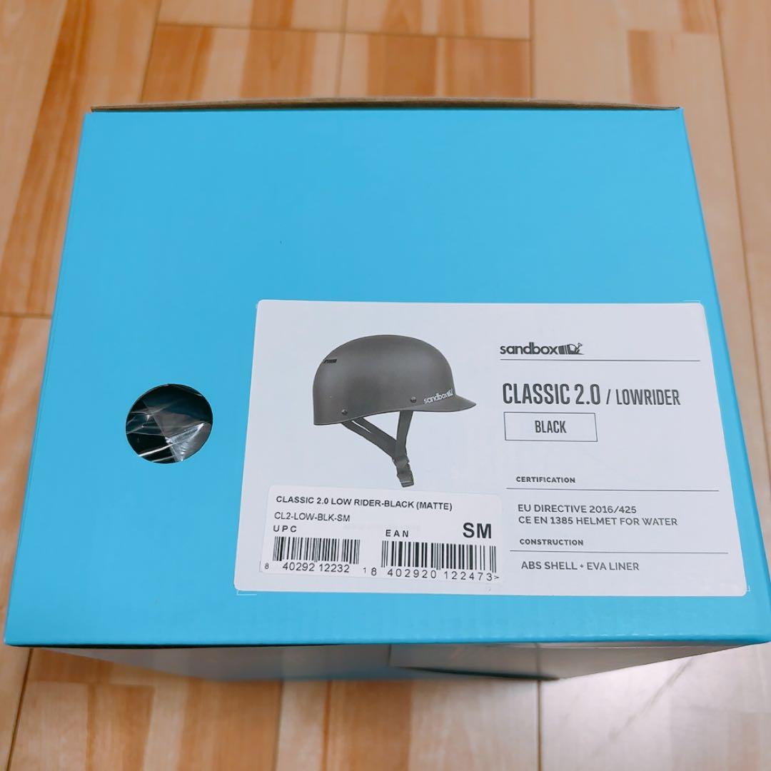 新品sandbox CLASSIC 2.0 ヘルメット S ブラック