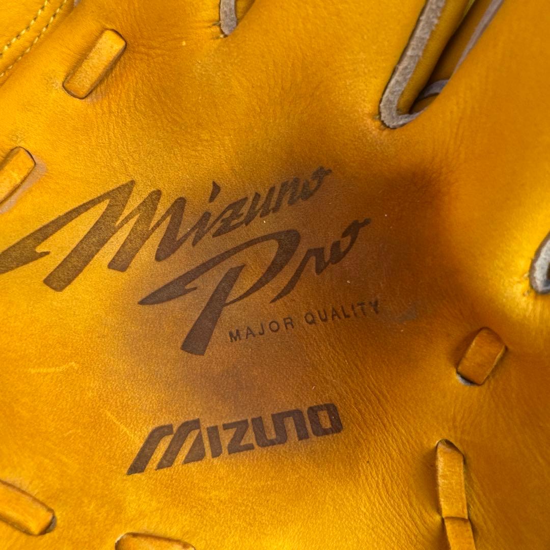 【美品】MIZUNO PRO 投手用 軟式野球グローブ 保管袋付き
