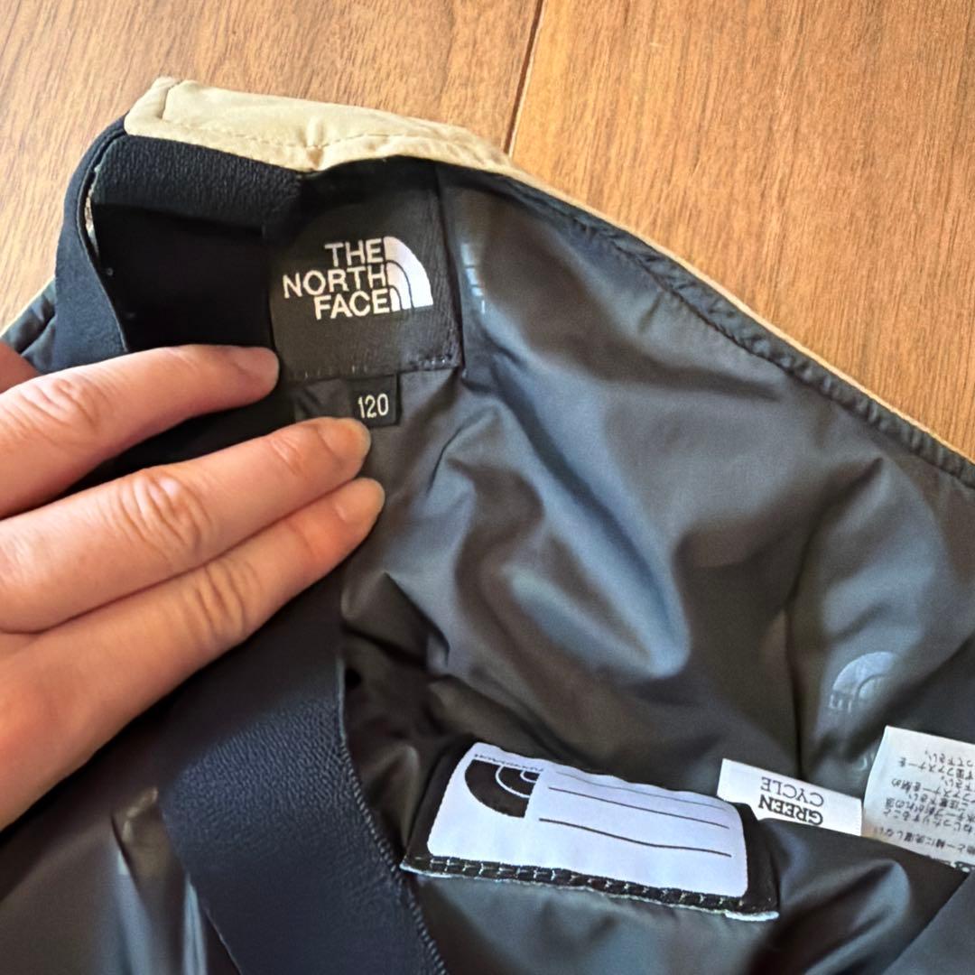 ノースフェイス　子供スキースノーボードウェア　サロペット　防水