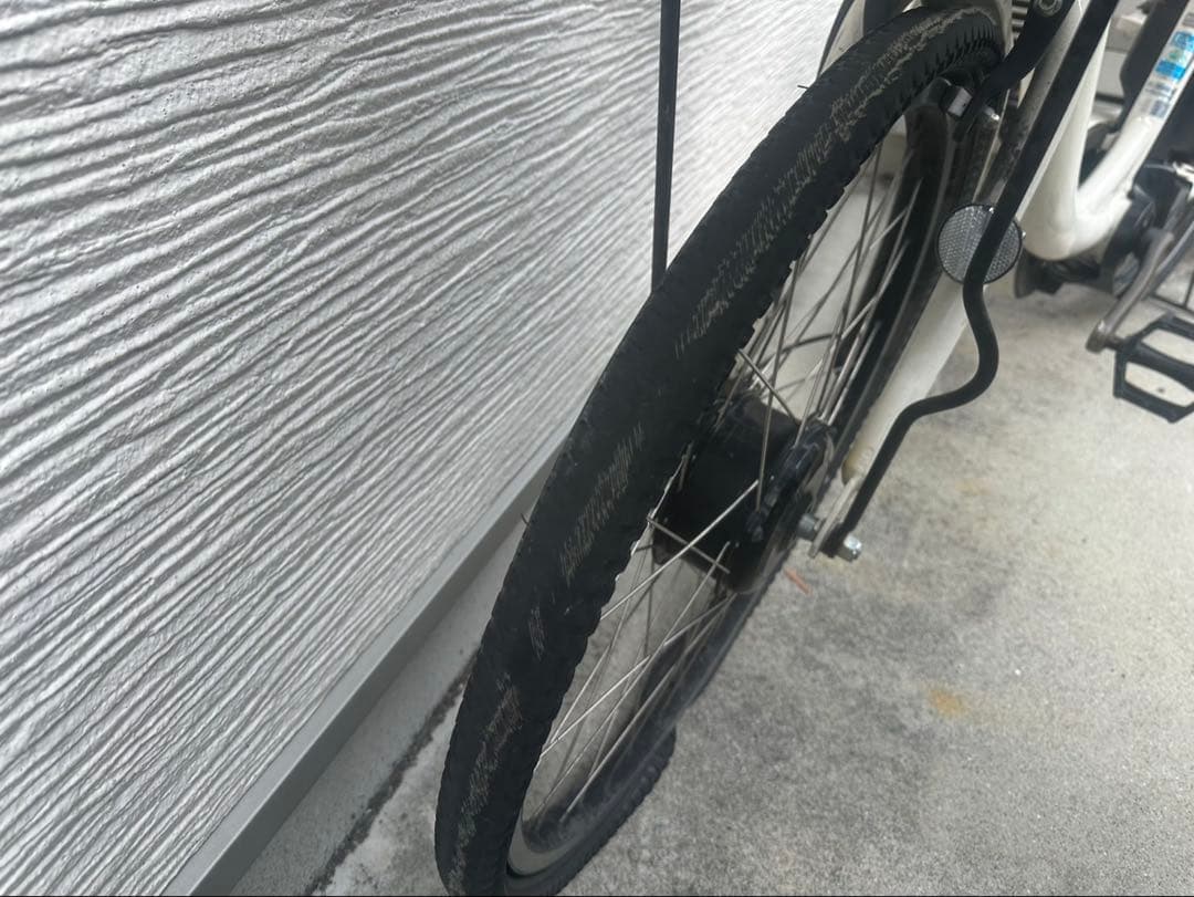 bikke電動アシスト自転車 チャイルドシート付き ホワイト