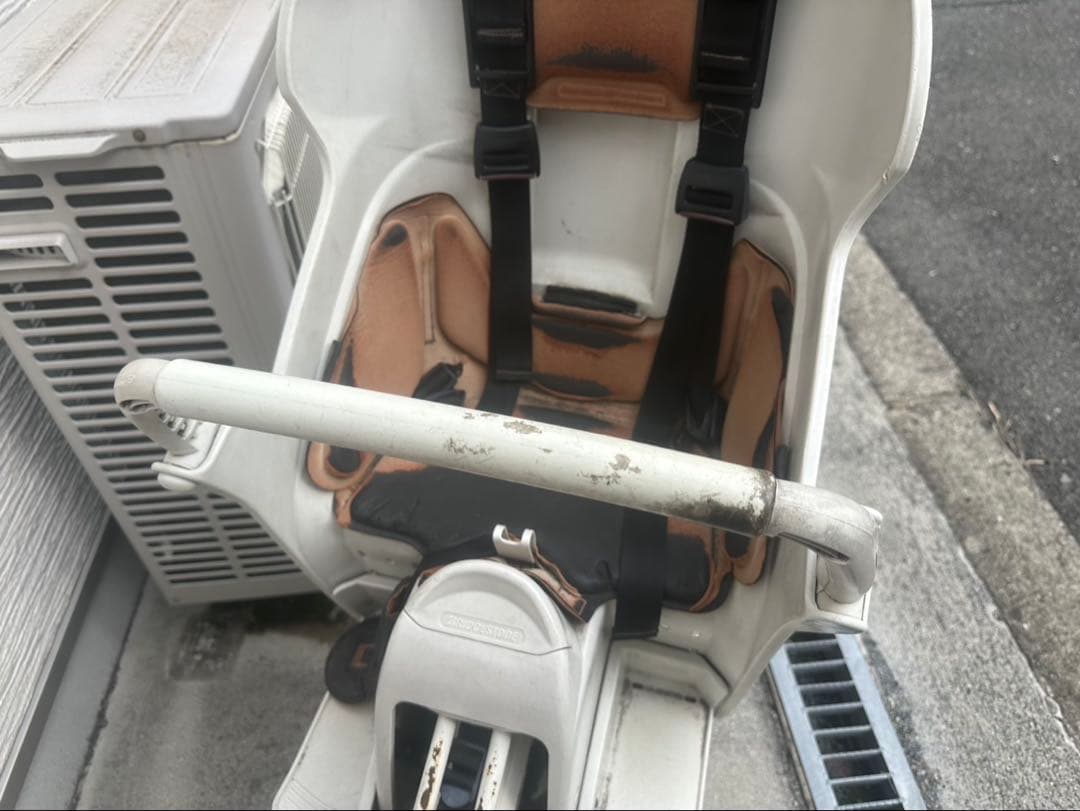 bikke電動アシスト自転車 チャイルドシート付き ホワイト