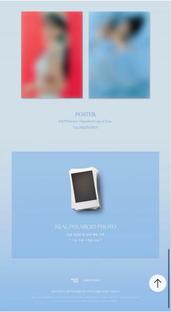 チョユリ JOYURI GLASSY ポラロイドフォト