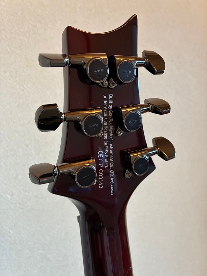 エレキギター PRS SE custom24 BLACK Cherry