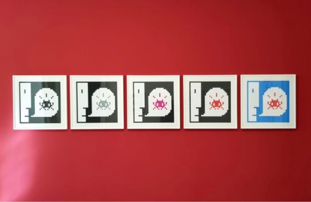 真作 超貴重 2020 invader インベーダー alert black