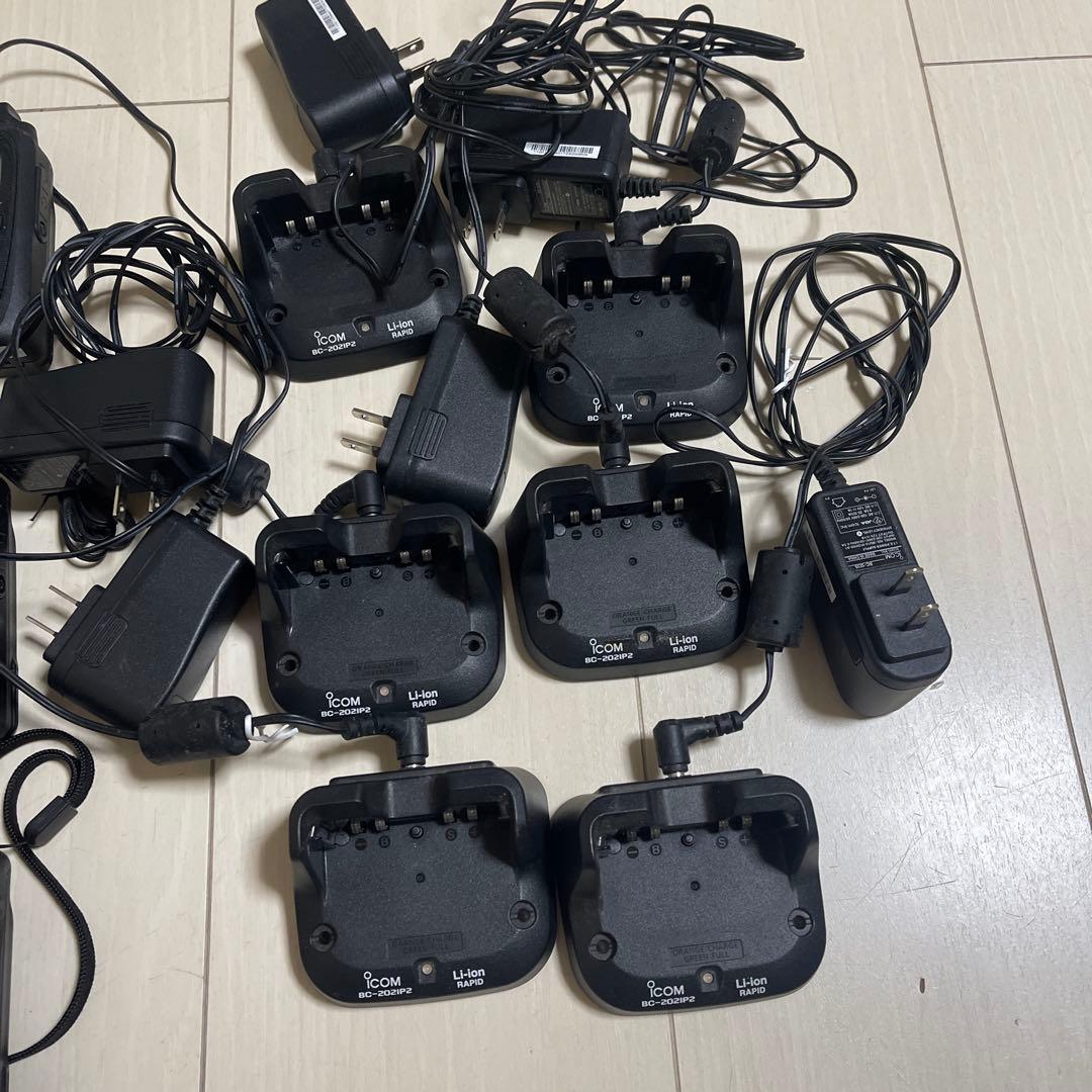 (美品)ICOM アイコム IP500H 12台　6台充電器セット