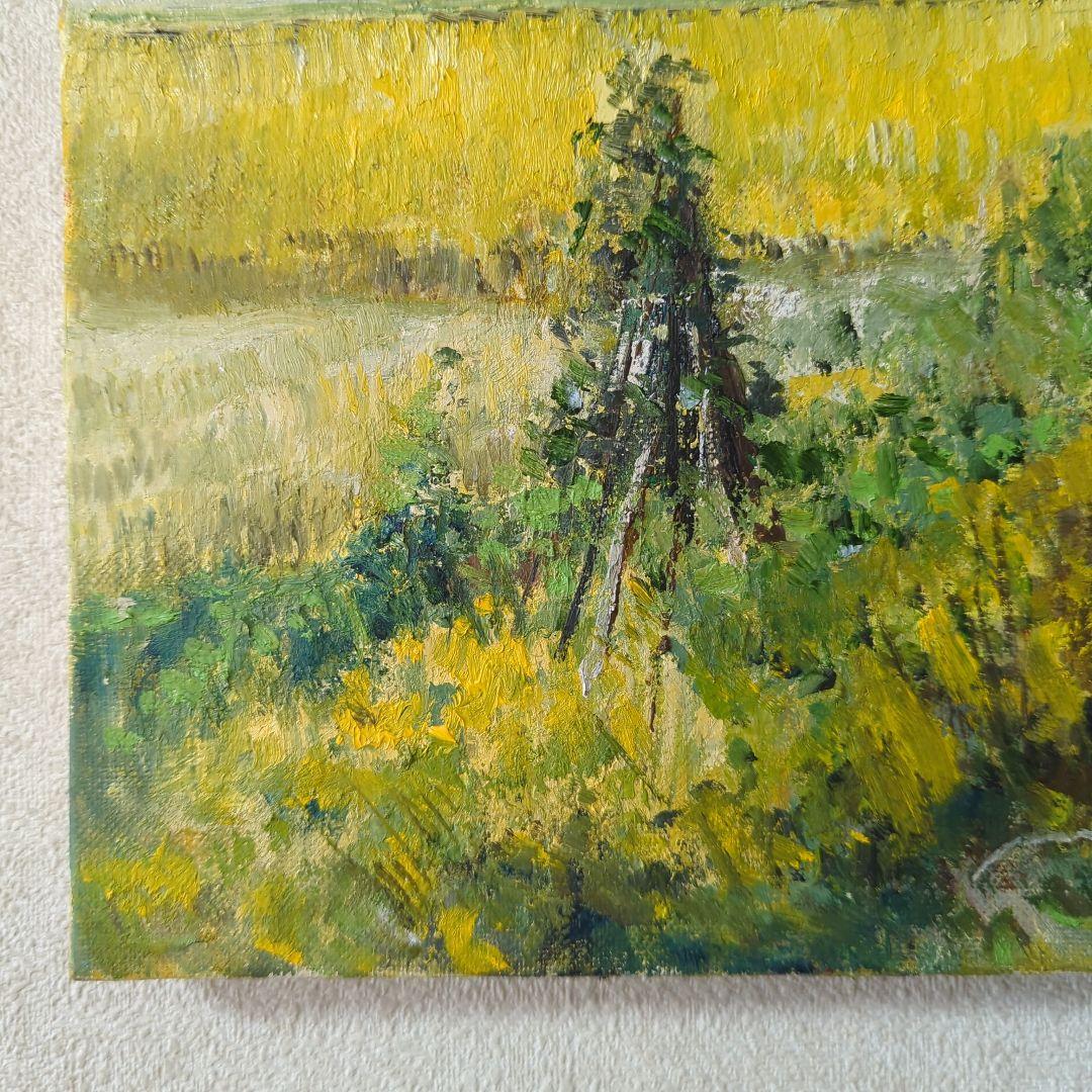 F8号油彩画（額縁入り)No.90