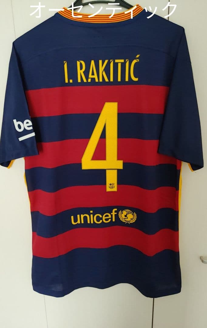 【オーセン/正規品】バルセロナ　ラキティッチ　オーセンティック　ユニフォーム