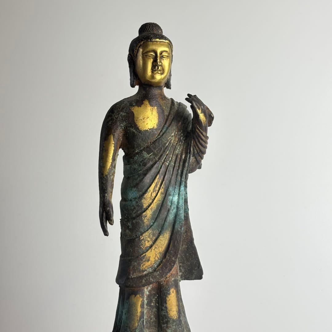 仏教美術 李朝 銅 菩薩 仏像