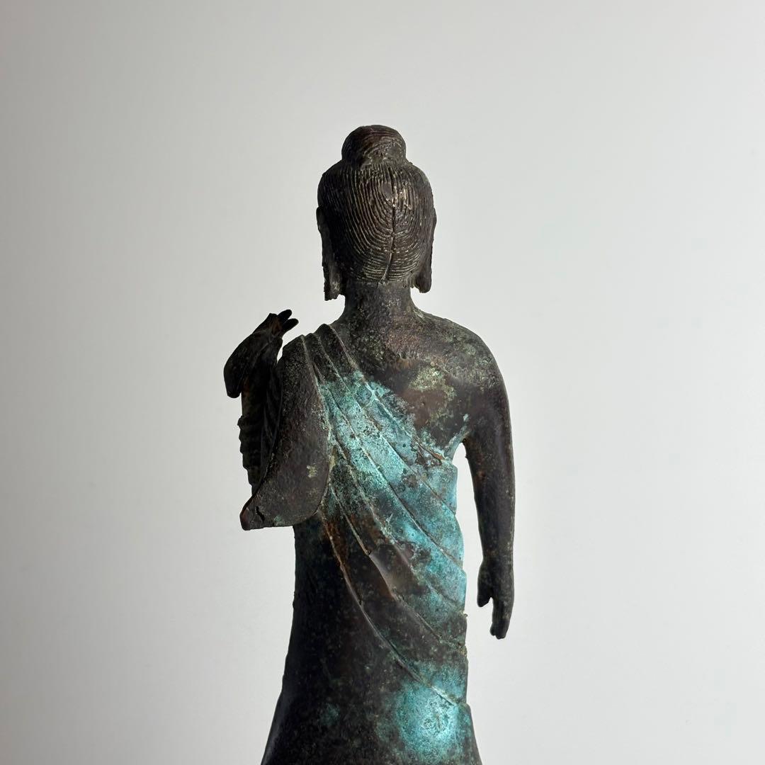 仏教美術 李朝 銅 菩薩 仏像